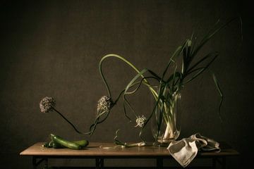 Nature morte en vert (vu à vtwonen) sur Monique van Velzen
