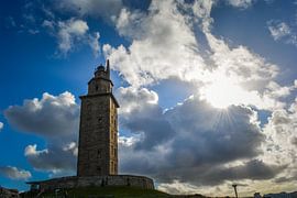 Hercules tower in A Coruña by Sanne Lillian van Gastel