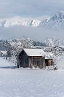 Sneeuwlandschap in Maishofen (A)