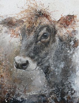 Jersey koe van Peter van Loenhout