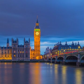 London bei Nacht - Big Ben und Palace of Westminster - 5 von Tux Photography