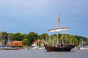 Segelschiffe auf der Hanse Sail in Rostock