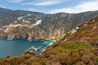 De ruige schoonheid van de kliffenkust bij Slieve League , Donegal, Ierland.
