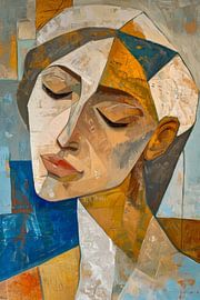 Cubist woman by Poster Art Shop
