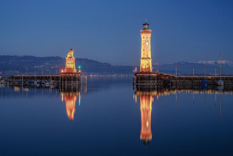Lindau on Lake Constance by Achim Thomae Photography