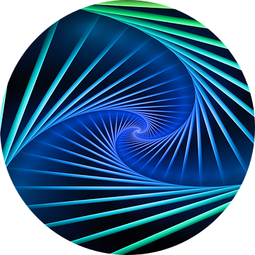 Kleurrijke spiralen van Tim Abeln