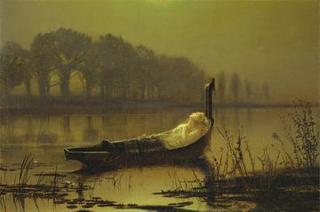 De Vrouwe van Shalott, John Atkinson Grimshaw