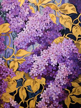 Seringen Schilderij | Lilac Whispers van I ❤ Bloemen