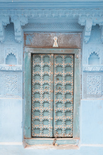 Blue door | travel photography print | Jodhpur ' the blue city' India