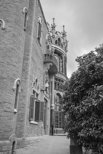 Hospital de Sant Pau rust zwart wit