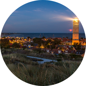 West-Terschelling bij nacht van Contrast inBeeld