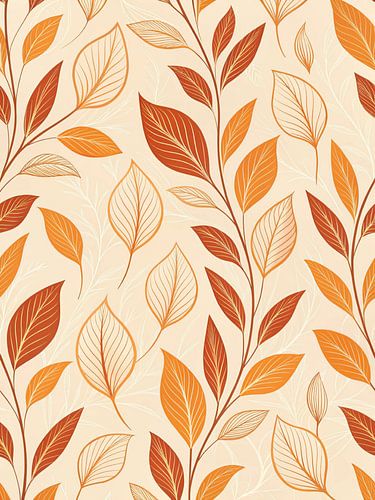 Herbstblätter Nahtloses Muster