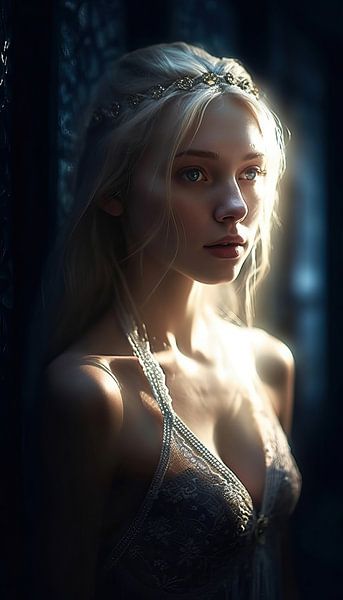Photo: Moonlit Elf Princess by Eye catching paintings