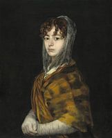 Francisca Sabasa y Garcia - Portrait woman old master of Francisco Goya