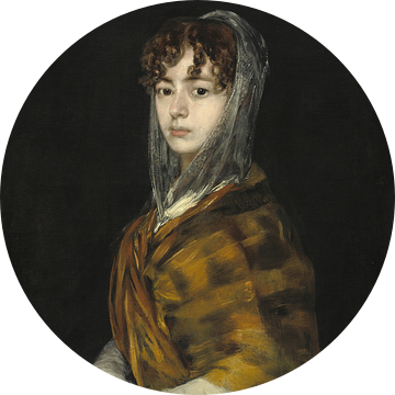 Francisca Sabasa y Garcia - Portret vrouw oude meester van Francisco Goya (gezien bij vtwonen)