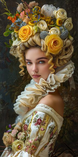 Flower queen of the Baroque by Color Square