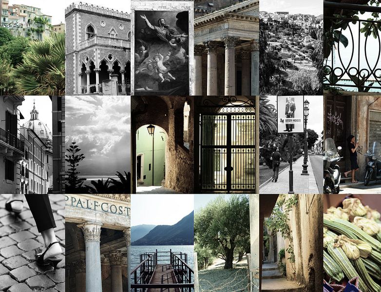 Collage Italië van Wendy Bos