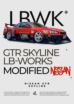 LBWK Nissan GT-R Skyline van Ali Firdaus