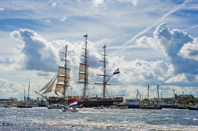 Segeln Amsterdam von Elisabeth Aardema