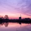 Un ciel magnifique près du moulin sur Moetwil en van Dijk - Fotografie