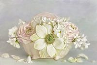 Bloem romantisch - fijn pastel