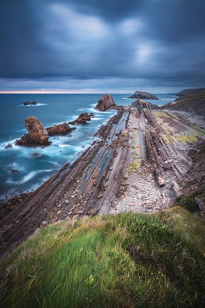 Spain Playa de Arnia by Jean Claude Castor