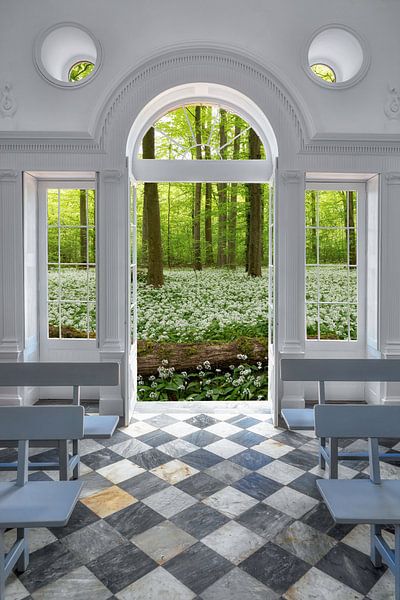 Chapelle dans la forêt par Thomas Herzog