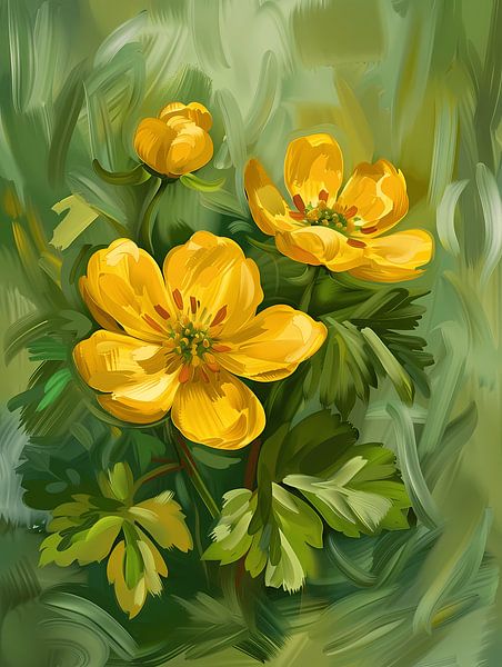 Potentilla-Blume von Littlewhitecat