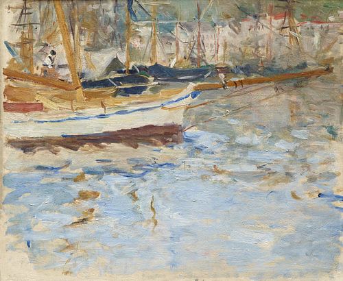 De haven van Nice, Berthe Morisot