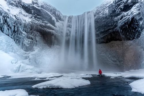Waterval Skogafoss IJsland
