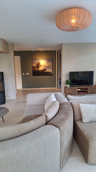 Ferry near Gorinchem, Salomon van Ruysdael