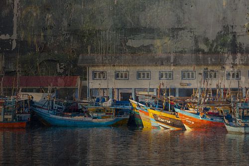 De haven van Mirissa