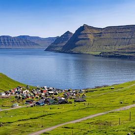 Landscape of the Faroe Islands 2 by Adelheid Smitt