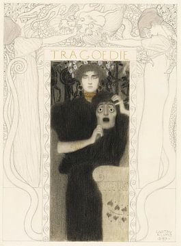 Gustav Klimt - Tragödie (1897) von Peter Balan