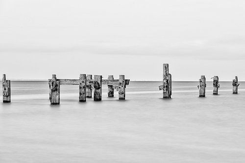 Rustgevend zeelandschap