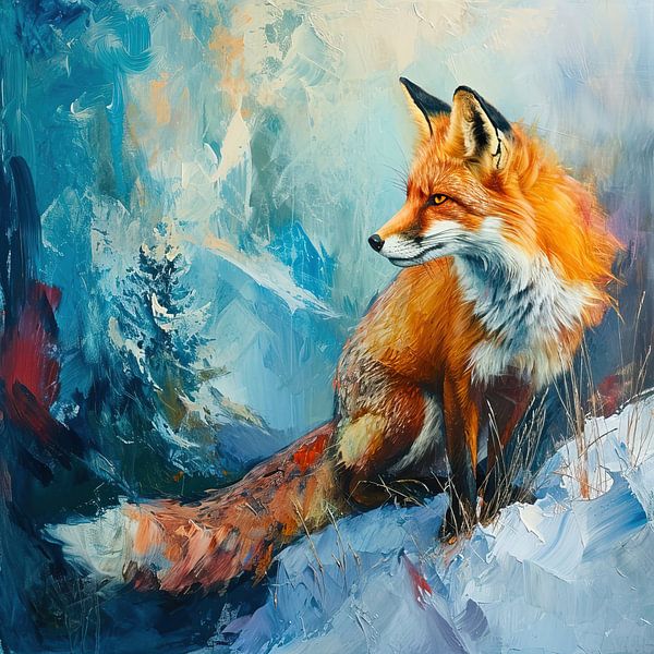Malender Fuchs von Kunst Laune