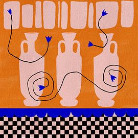 Außerhalb der Vase blüht 10 von Shatha Al Dafai