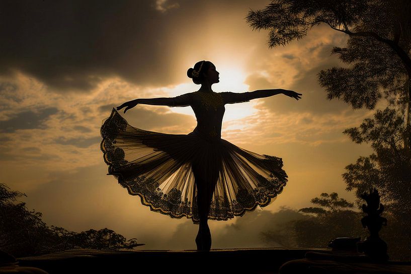 Ballerina van Digital Art Studio