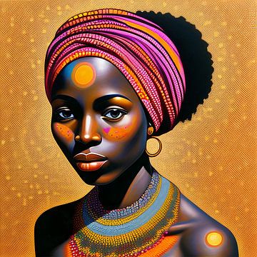 Kemi - jonge Afrikaanse vrouw van All Africa
