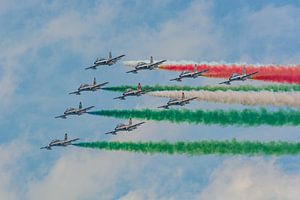 Frecce Tricolori in Aktion während AIR14.
