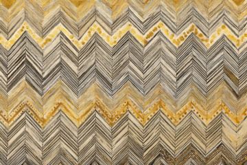 Chevron Patroon van Herfstkleuren van Whale & Sons