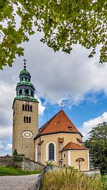 Die Müllner Kirche am Mönchsberg von Christa Kramer