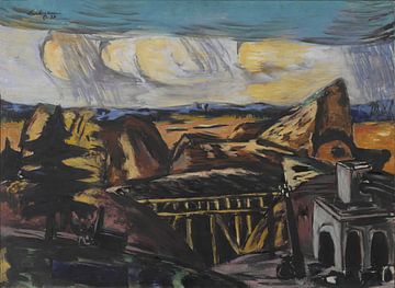 Max Beckmann - Large Quarry in Upper Bavaria (1934)