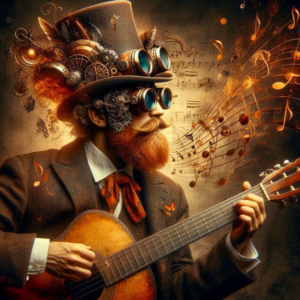 man plays guitar by Bernhard Karssies