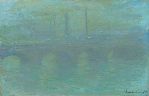 Claude Monet, Waterloo-Brücke, London, bei Sonnenuntergang, 1904