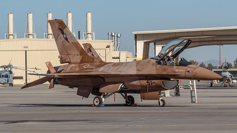 NSAWC Agressor Squad F-16A Fighting Falcon. by Jaap van den Berg