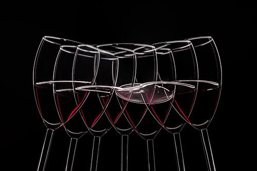 Seven glasses of wine