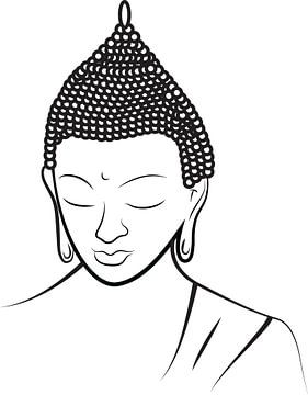 Buddha getekend