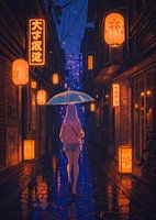 Anime Girl Street Tokyo Japan