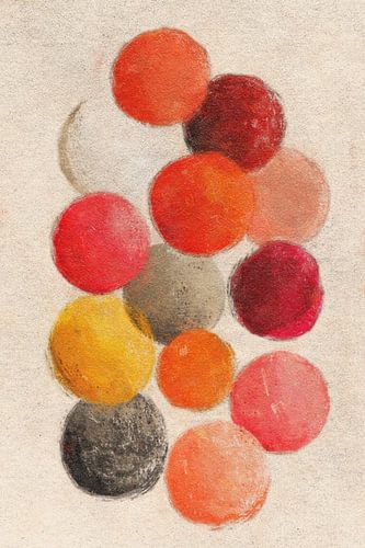 Floating autumn circles